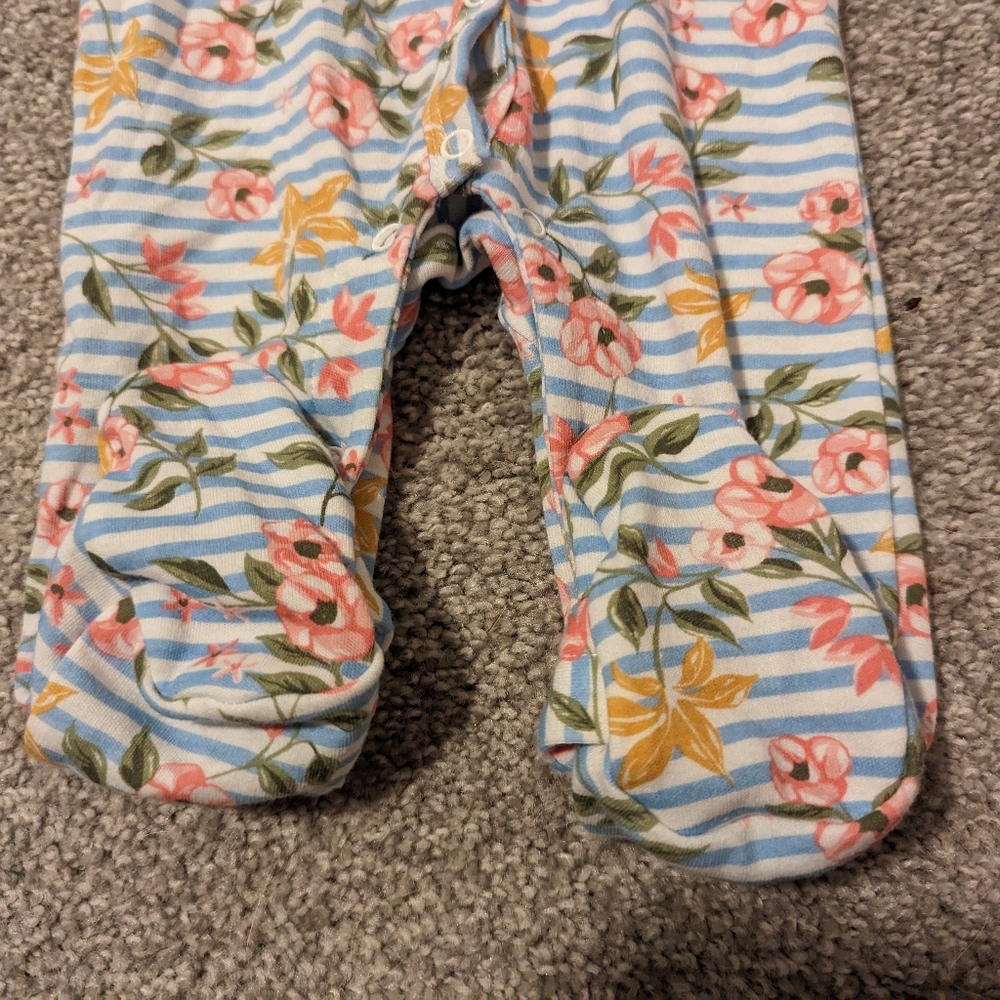 Floral striped pj - Picture 3 of 5